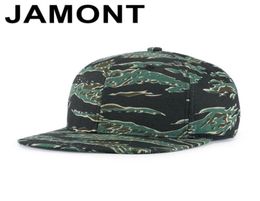 Jamont Camouflage Snapback Cap Blank Flat Camo Baseball Cap Unisex Hip Hop Caps Men Women Tactical Cotton Hats Adjustable Gorras3520248