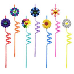 Other Event Party Supplies Sunflower 30 Themed Crazy Cartoon Sts Reusable Plastic Drinking For Kids Pool Birthday Christmas Favors Goo Ot4Y1