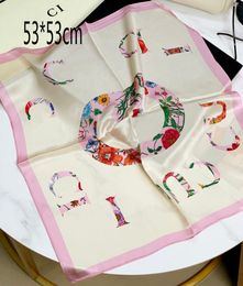 12 1style Silk Scarf Head Scarfs For Women Winter Luxurious Silk High End Classic Letter pattern Designer shawl Scarves New Gift E1103913