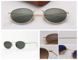 Designer Sunglasses New Vintage Sunglasses Mens Round Metal Gold Round Sun Glasses Fashion Mirror Gafas De Sol Lenses with High Qu9282678