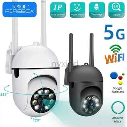IP Cameras 5GHZ PTZ WIFI IP Wireless Camera Automatic Tracking 4X Zoom Safety Camera Full Colour Night Vision CCTV Monitoring Network Camera d240510