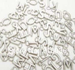 Plated Silver Mixed Alphabet Letter Charms Pendant For Bracelet Necklace Jewellery Fashion Beads Making DIY Accessories7388270