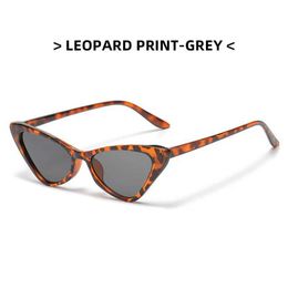 Sunglasses 2024 New Cat Eye Small Frame Sunglasses for Mens Classic Retro Sunglasses for Womens Summer Fashion Glasses UV400 Gafas De