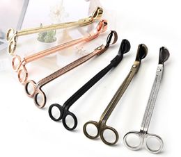 New 50pcs 18cm Stainless Steel Candle Scissors Wick Trimmer Snuffers Gift Oil Lamp Trim Scissor Cutter Snuffer Tool Tools SN35764716833
