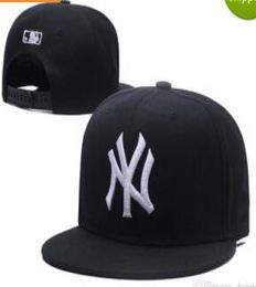2018 New black classic dad hat bone outdoor NY Baseball Cap fashion Adjustable Snapback Cap Unisex Sport Hats for men women Casque2669544