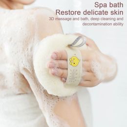Bath Bubble Ball Exfoliating Sponge Body Scrubber Loofah Shower Skin Cleaning Tool Soft Shower Mesh Foaming Bathroom Accessories 240423