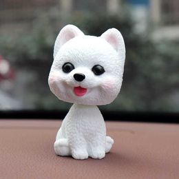 Interior Decorations Car Ornaments Bobblehead Dog Nodding Puppy Toys Car Dashboard Decor Toy Lovely Wobble Shaking Head Dolls Auto interior Accessory T240509