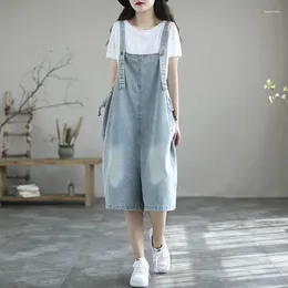 Women's Jeans Women's Denim Overalls In Pants And Capris Flare Woman Korean Dongdaemun 2024 Womens Clothing Urban 90s Clothes Grunge