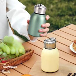 Water Bottles High-quality 304 Stainless Steel Mini Pocket Cup With Cute Design For Indoor/outdoor Use Small Capacity