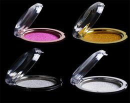 10pcs Eyelashes Case Storage Gold Silver False Eye Lashes Round Clear Acrylic Plastic Eyelash Box Drop 306r9954936