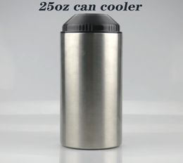 25oz Can Cooler for wine bottle Stainless Steel Tumbler Can Insulator Vacuum Insulated Bottle Cold Insulation Can 2380118