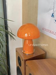 Table Lamps Medieval Lamp Korean Modern Glass Mushroom Vinage Bedroom Nordic Simple Bedside