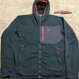 Brand Designer Embroidered Spring Jackets Arcfortrez Hooded Jacket Polartec Wool Lined Jacket Hooded Blue Red Lrg X0I8