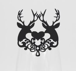 Cut Seating Card Laser Reindeer Hollow PC1010 Party Paper For Cards Wedding Place Cards Christmas Decorations Name Pxmcw4875395