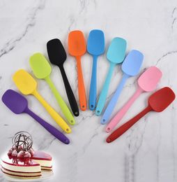 Silicone Cream Butter Spatula Tools Kitchen Mixing Batter Scraper Brush Butters Mixer Scrapers Durable Baking Cake Spatulas BH48047093911