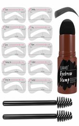 ELAIMEI Brow Kit eyebrow stamp Waterproof Long Stick Shape Lasting Natural Contouring7626013
