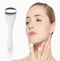 Face Massager Mini Ice Roller for Eye Puffiness Stainless Steel Rollers Women Eyes Massager Tighten Pores Undereye Relief Ski6596618