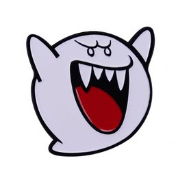 Cute boo boo ghost Brooch Nintendo game inspiration Badge
