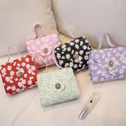 Shoulder Bags Women's Bag Digital Printing Small Chrysanthemum Printed Chain Square Leisure Mobile Phone Drop