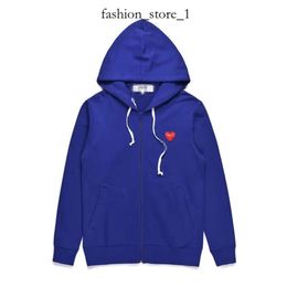 Cdgs Hoodie Designer Men's Hoodies Com Des Garcons PLAY Sweatshirt CDG Black Multiheart Zip Up Hoodie XL Brand Black New High Quality Red Heart Hoodie Cdgs Shirt 966