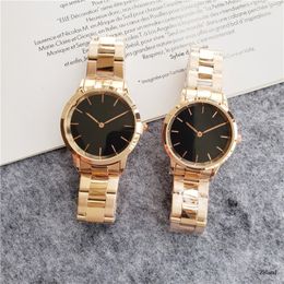 Hot Selling Mens Watch 36mm Womens Watches 32mm Quartz Fashion Simple d&w Rose Gold Daniel's Wristwatches 2208