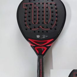 Badminton Rackets Vairo 91 Padel Porfessional Series Palas 3 Layer Carbon Fibre Board Paddle Eva Face Tennis Beach 221104 Drop Delive Dhpi9