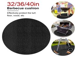 Outdoor Pads Fire Pit Mat BBQ Fireproof Heat Resistant Washable Floor Protection Pad Camping Picnic Cloth Insulation Cushion Groun9918505