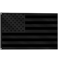 High Quality Black American Flags 3x5 Indoor Outdoor use 3x5ft 150x90cm 100D 100 Polyester Fabric Digital Printed5945962