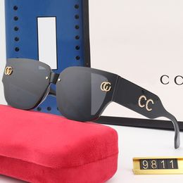 Mens Womens Designer Bolle sunglasses Luxury master sun glass Euro american Sunglasses UV400 goggles protection Polarised Gold Frame Glass Lens With Box 9811 G16