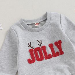 Clothing Sets Toddler Infant Baby Girls Boys Christmas Outfit Born 2pcs Xmas Sweatshirt Pants Set Fall Winter Clothes