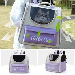 Cat Carriers Large Carrier Bag Pet Puppy Backpack Oxford Cloth Outdoor Folding Dog For Small Dogs Transport And Travel