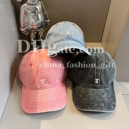 Designer Ball Caps Luxury Vintage Denim Baseball Cap Summer Sports Breathable Hat Unisex Daily Casual Hat Outdoor Travel Sunhat