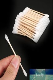 100pcs Women Beauty Makeup 100 Cotton Swab Cotton Buds Make Up Doublehead Wood Sticks Nose Ears Cleaning Cosmetics Health Care3464928