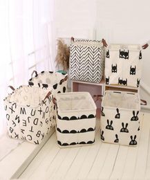 Clothing Storage Bucket 6 Styles Folding Laundry Basket Kids Toys Sundries Storage Barrel Foldable Laundry Organizer Holder Box BH3925472