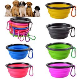 ravel Collapsible Pet Dog Cat Feeding Bowl Water Dish Feeder Silicone Foldable 9 Colors To Choose1833922