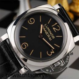 Female Wrist Watch Panerai LUMINOR 1950 Series Automatic Mechanical Steel Date Display Chronograph Male PAM00372 Manual Mechanical Gauge 47MM