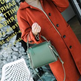 Shoulder Bags Luxury Women Leather Handbags Designer Crossbody Messenger Female Bucket Bag With Long Strap Tote Bolsa