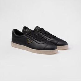 24SS Brand Lane Men Sneakers Shoes Grain Leather Nude Black Trainers Man Comfort Excellent Runner Sport Eu38-46 5.9 05