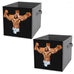 Storage Bags Bins Come At Me Bro Jesus Men S Sprea Dust Proof Vintage Folding Box Handle On Both Sides Convenient Of