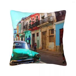 Pillow Cuba - Havana Throw Bed Pillows Autumn Decoration Elastic Cover For Sofa