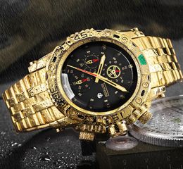 Temeite Golden Men039s Watches Business Waterproof Quartz Watch Men Male Sport Wristwatch Relogio Dourado Masculino Dropshippin1980383