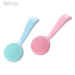 Cleaning Soft silicone facial cleaning brush for removing makeup blackheads portable beauty tools facial cleaning brush d240510