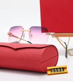top quality Eyewear Sunglasses new Fashion Man Womans Designer sunglass Polarised classic eyeglasses metal Occhiali da sole With b2561831