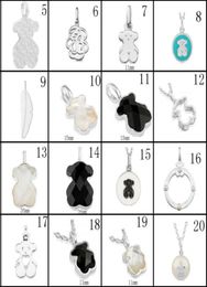 2020 100 925 Sterling Silver Bear Pendant Elegant Fashion High Quality Women039s Jewellery Manufacturer Whole 164029611