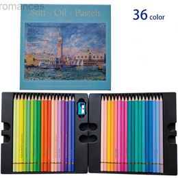 Pencils OBOS Professional Colour Pencil 24/36/48 Piece Set Oil Macaron Morandi Hand Drawing Art Supplies Gift d240510