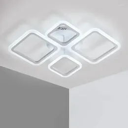 Ceiling Lights Household LED Chandelier Remote Control Dimming Light Bedroom Surface Mounted AC90-260V Restaurant