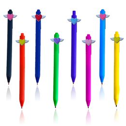 Gel Pens Love Wings Cartoon Ballpoint Funny Cute For Nursing Hospital Student Essentials Mti Colour Jumbo Graph Pencil Signature Office Otllw