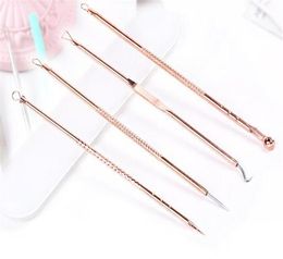 Health Beauty 4 pcs Acne Blackhead Removal Needles Pimple Acne Extractor Black Head Pore Cleaner Deep Cleansing Tool Skin Care3369515