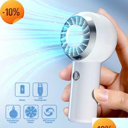 Other Home Appliances New Goone Portable Fan Hand-Held Quiet Small Usb 2000 Mah Rechargeable Mini Neck For Student Dormitory Office Ou Dhjad