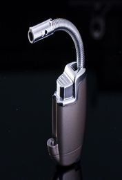 Hose Torch Turbo Lighter Jet Butane Cigar Kitchen Flexible Pipe Lighter Cigarette 1300 C Windproof Metal BBQ Ignition Lighter6874008